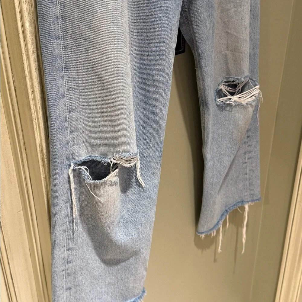 Women’s Agolde 90’s Jeans size 27 button fly cropped denim - Picture 11 of 16